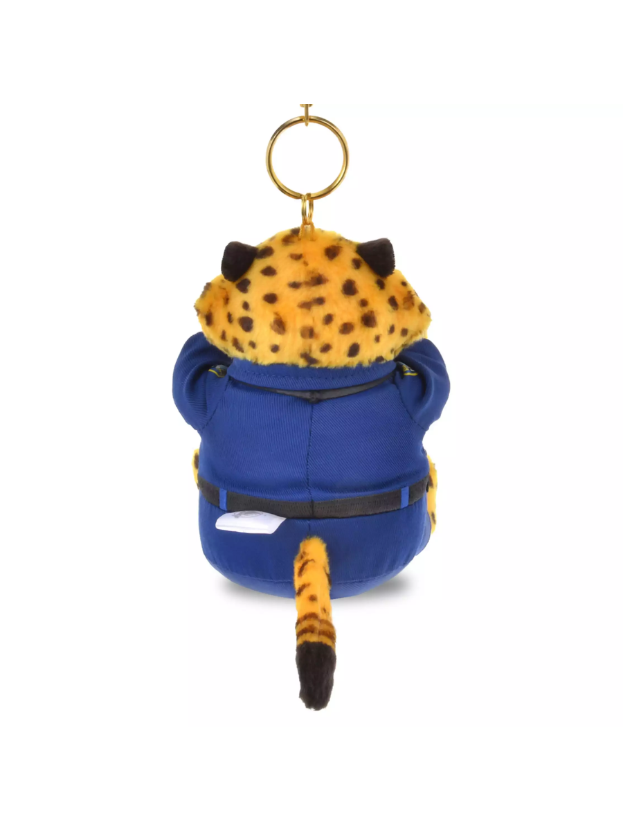 Disney Clawhauser Plush Keychain Zootopia Magnetic Donut