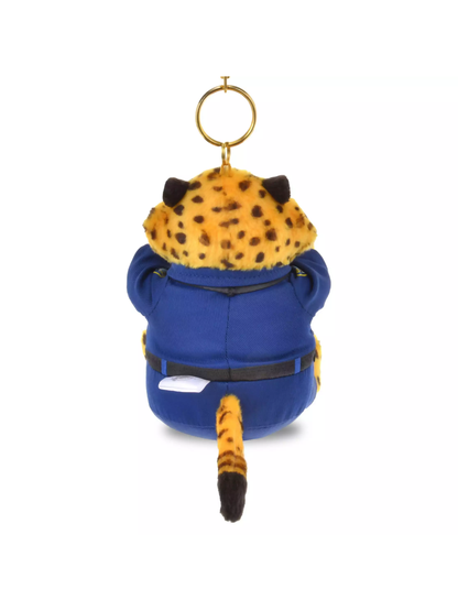 Disney Clawhauser Plush Keychain Zootopia Magnetic Donut