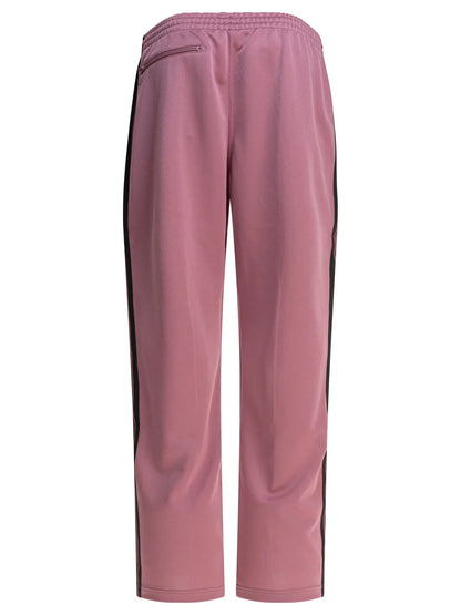 Needles KAE TANAKA TRACK PANT POLY SMOOTH Pink