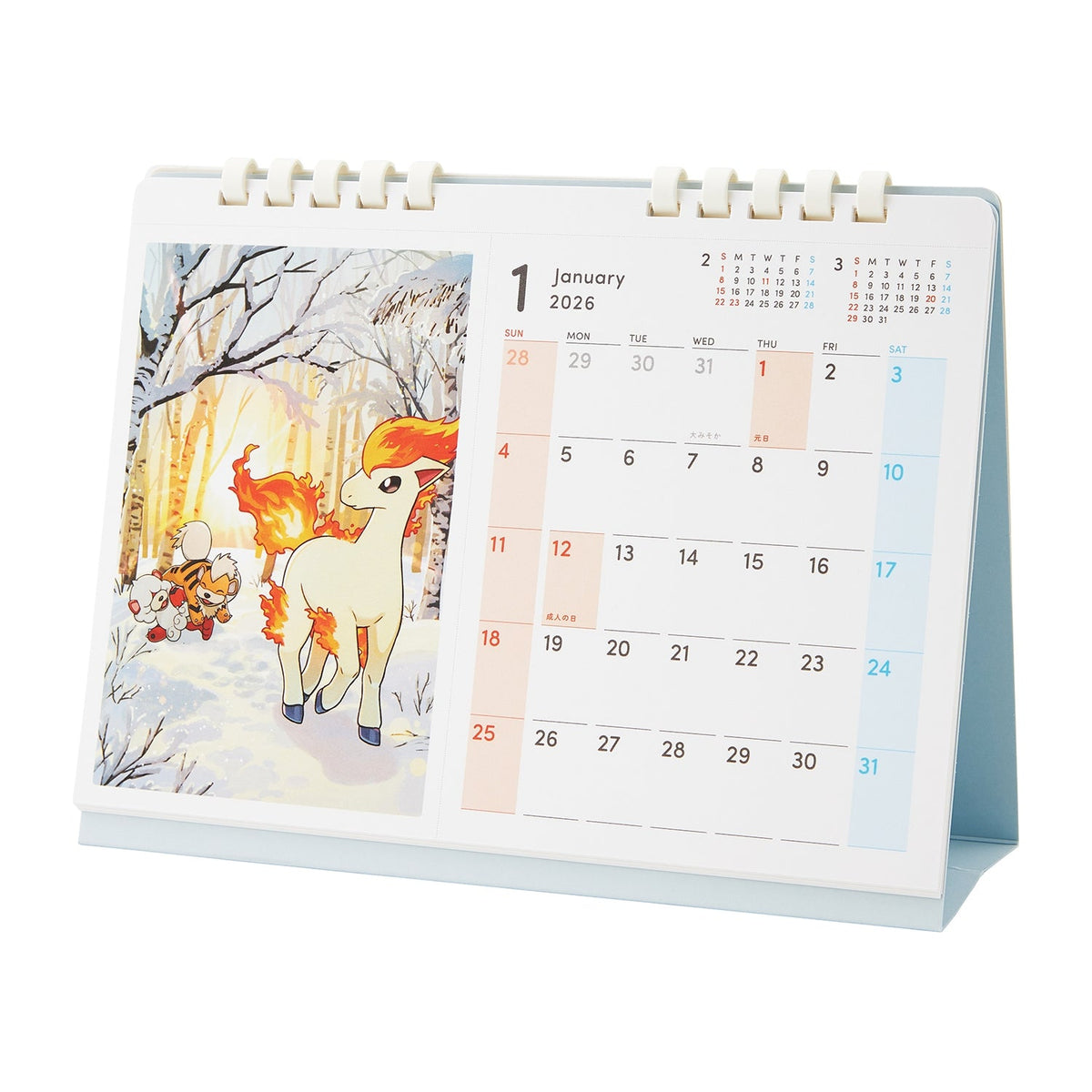 Pokemon Center Original 2026 Desk Calendar