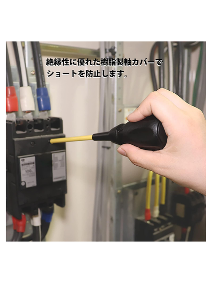 Fujiya Black & Gold Professional Screwdriver