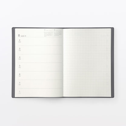Muji 2026-2028 Monthly & Weekly Planner A6 Monday Start