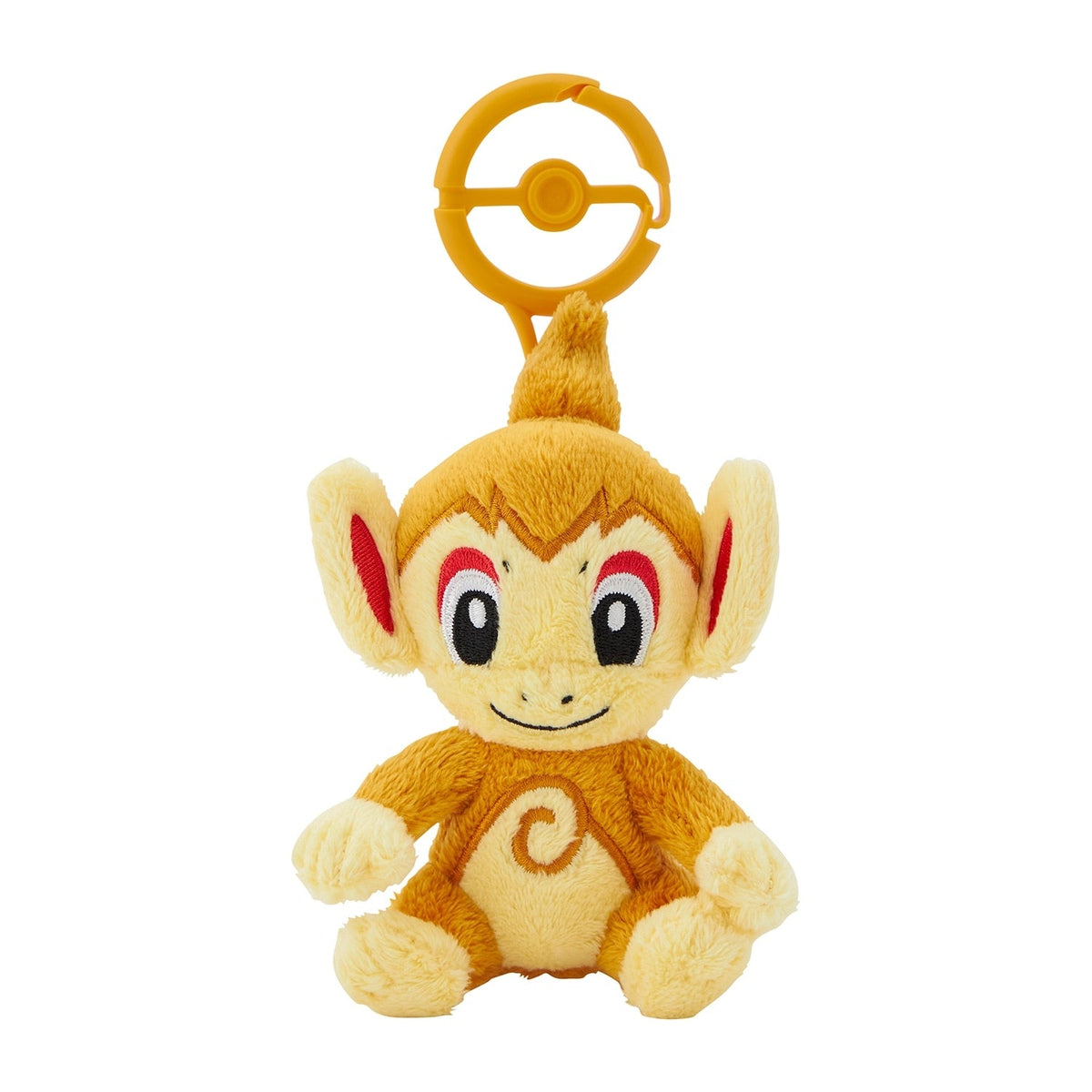 Pokemon Chimchar Plush Mascot with Poke Ball Carabiner
