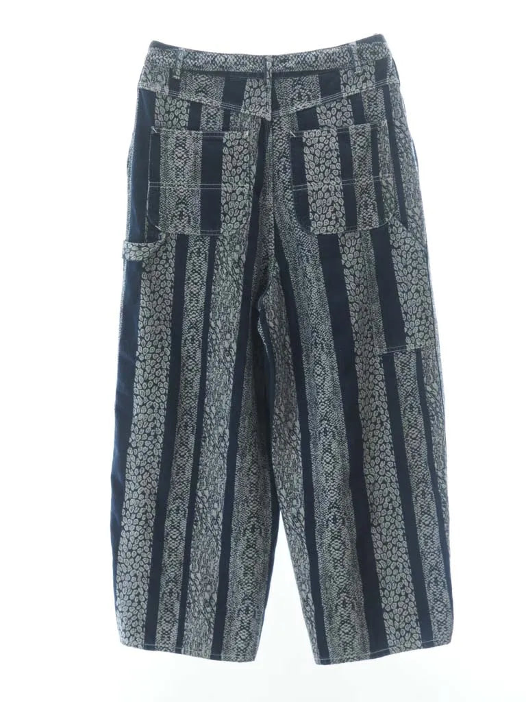 Needles H.D.  Painter Style 10oz Denim Python Jacquard Pants