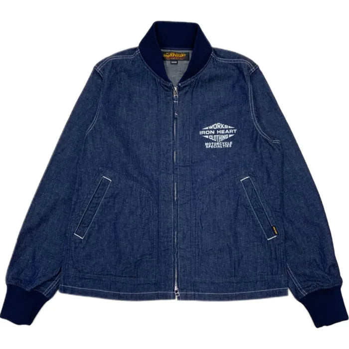 Iron Heart IHJ-146 Nep Denim Windbreaker Jacket