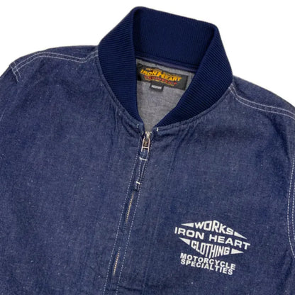 Iron Heart IHJ-146 Nep Denim Windbreaker Jacket