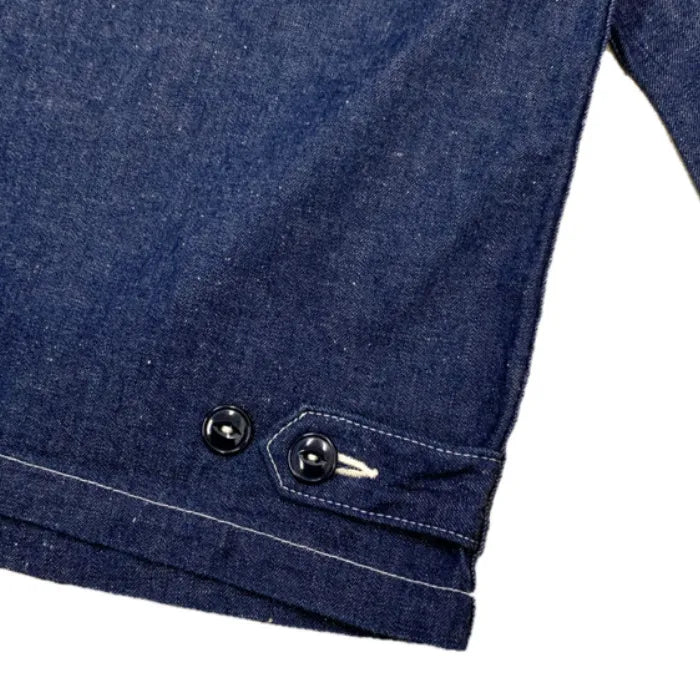 Iron Heart IHJ-146 Nep Denim Windbreaker Jacket