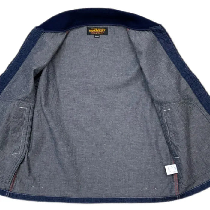Iron Heart IHJ-146 Nep Denim Windbreaker Jacket
