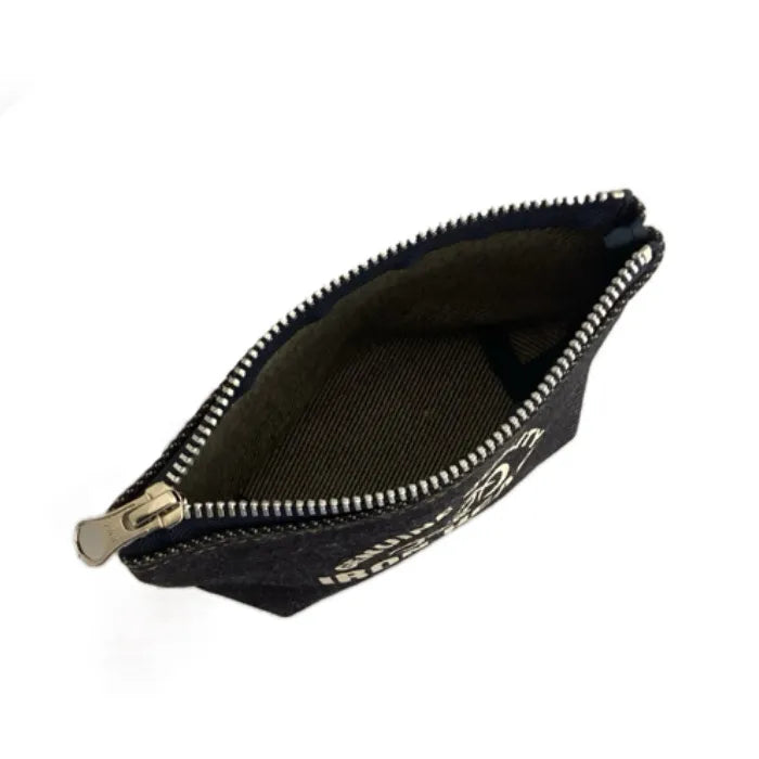 Iron Heart IHG-092 21oz Selvedge Denim Pouch Heavyweight Indigo Small Zip Bag