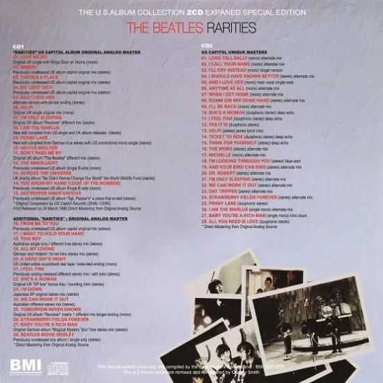 The Beatles – Rarities: The U.S. Album Collection 2CD