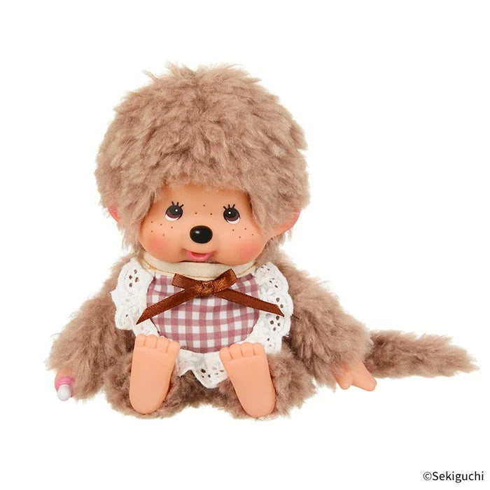 Monchhichi Sweet Brown Plush Pink & Brown Set of 2