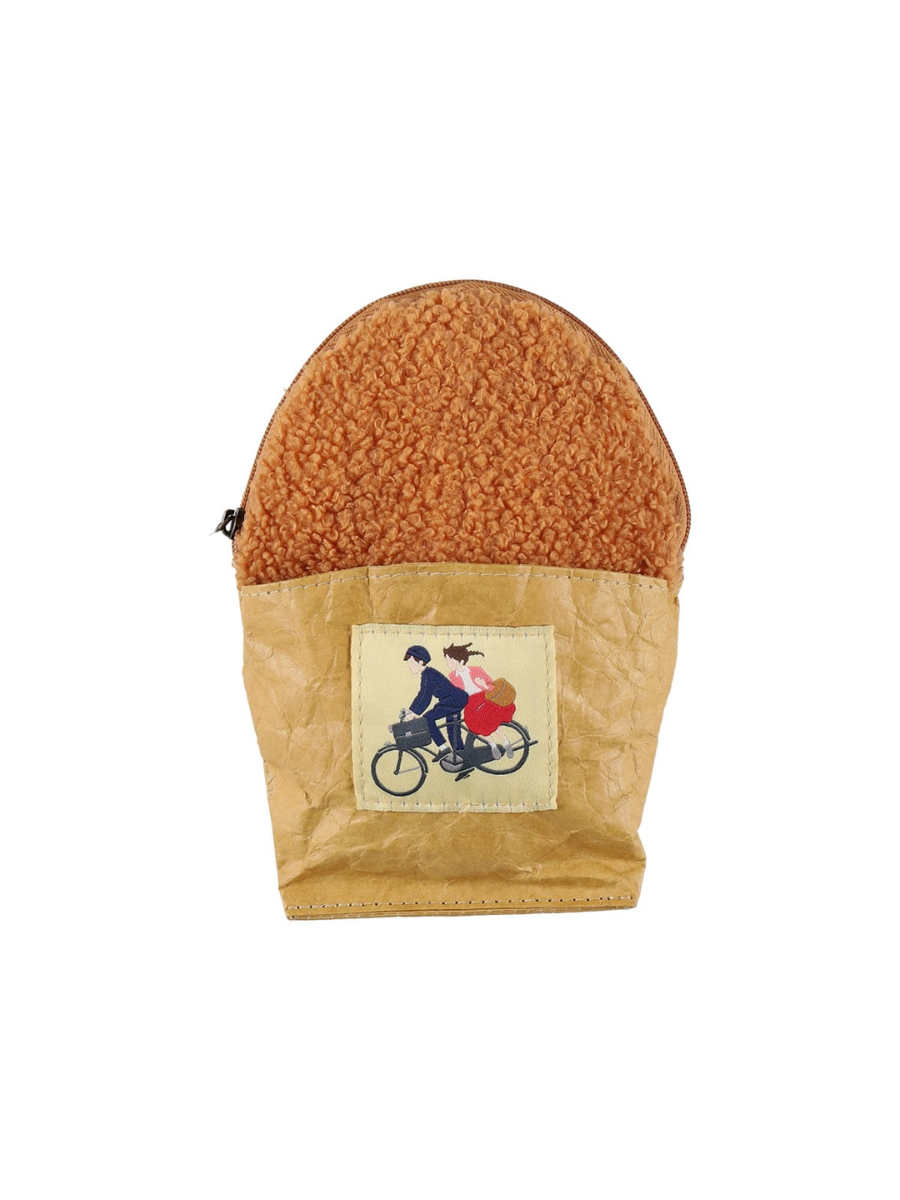 Croquette Shape Pouch Cute Food Design Cosmetic Bag
