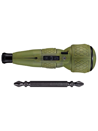 VESSEL 220USB-1DG Electric Ball Grip Screwdriver Dark Green