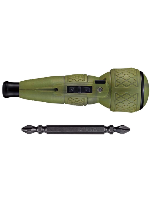 VESSEL 220USB-1DG Electric Ball Grip Screwdriver Dark Green