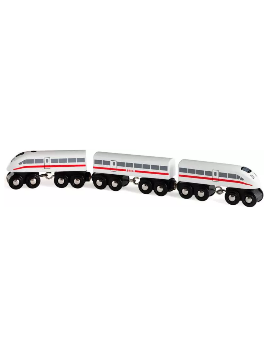 BRIO High-Speed Train with Sound - Classic Wooden Train with Modern Design