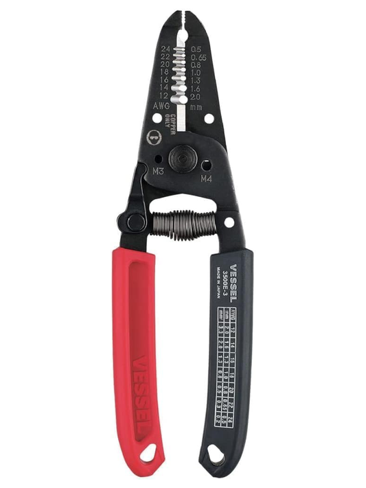VESSEL 3500E-3 Wire Stripper with Screwdriver Function