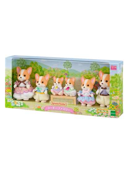 Sylvanian Families Corgi Family Figure Set