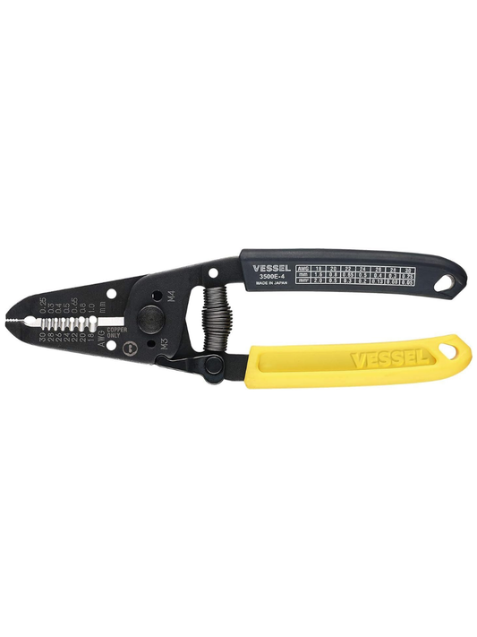 VESSEL 3500E-4 Wire Stripper with Bolt Cutter
