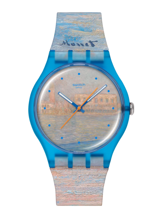 Swatch MONET'S PALAZZO DUCALE SO29Z150 x Guggenheim Collection Art Watch