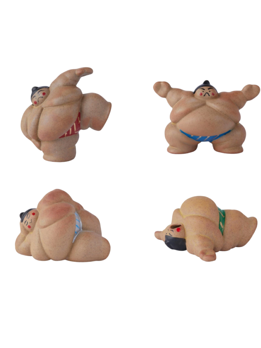 Ouchiai Sumo Ceramic Figure Collection