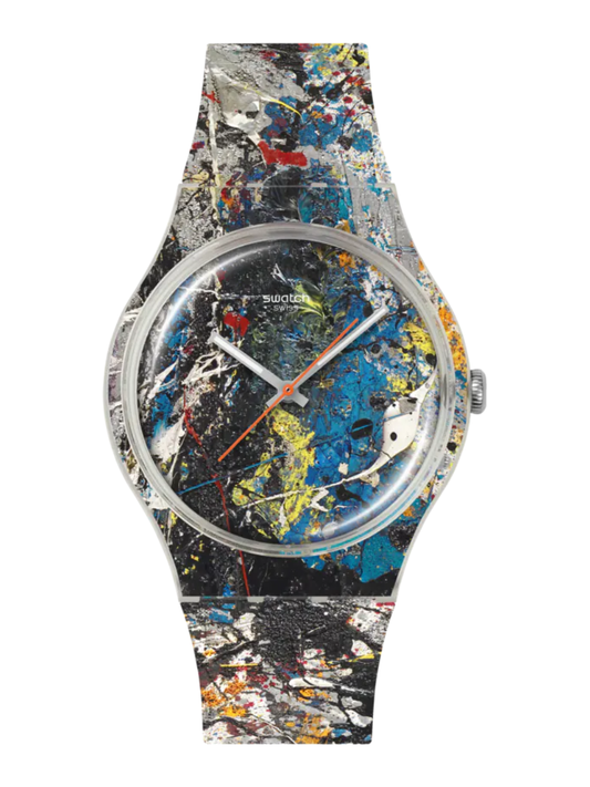 Swatch POLLOCK'S ALCHEMY SUOZ366 x Guggenheim Collection Art Watch