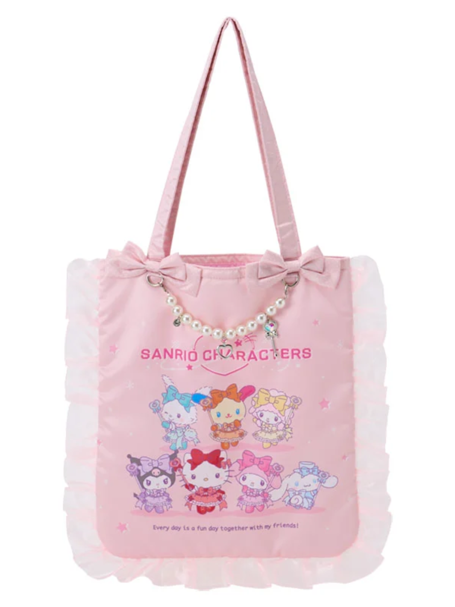 Sanrio Characters Colorful Dress Tote Bag