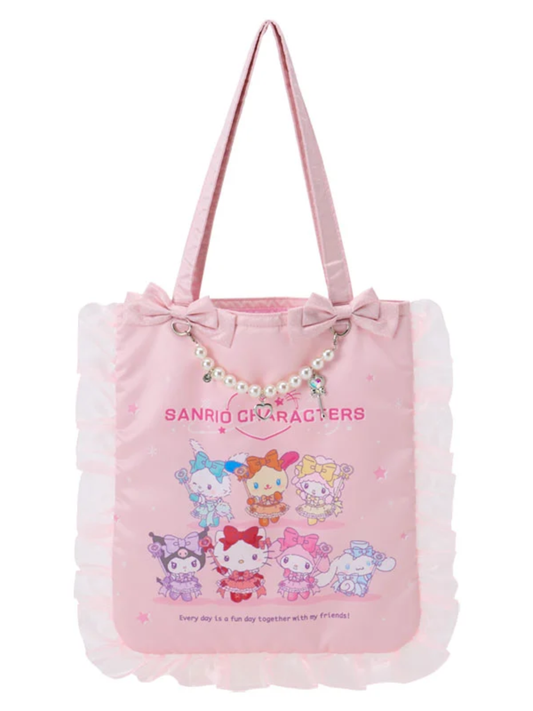 Sanrio Characters Colorful Dress Tote Bag
