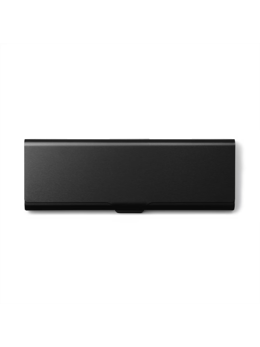 MUJI Aluminum Pencil Case Flat Black