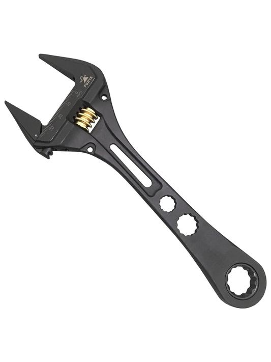 Fujiya FGL-38-BG Adjustable Wrench with Gear Ratchet