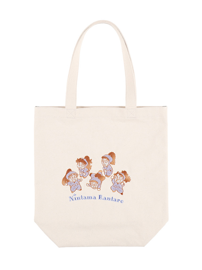 Nintama Rantaro Fifth Grade Embroidered Canvas Tote Bag