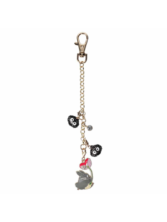 My Neighbor Totoro Big Totoro Metal Charm Keychain