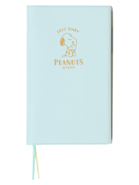 Peanuts Snoopy A6 Slim Diary 2027 Weekly Monthly Planner