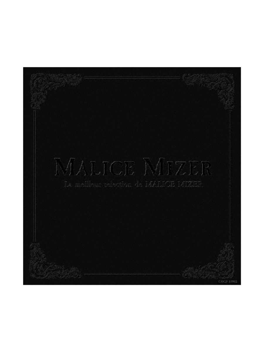 La Meilleur Selection of MALICE MIZER – Best Collection CD
