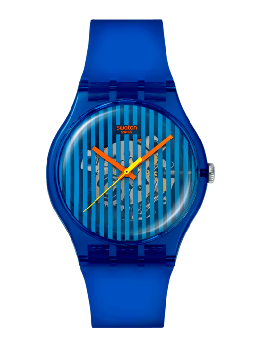 Swatch BRILLIANTLY BLUE SO29S102 Blue Watch