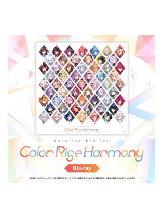 Hololive 6th Fes. Color Rise Harmony Blu-ray - 4 Discs
