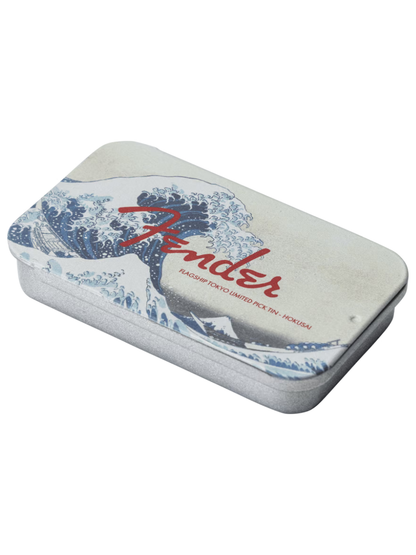 Fender Flagship Tokyo Limited Pick Tin Hokusai 351 Heavy Guitar Picks Set  12-Pack