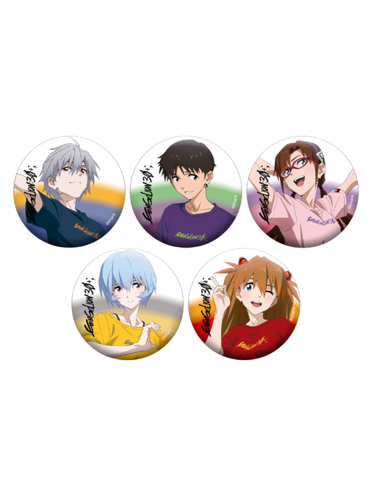 EVANGELION:30+ Anniversary Can Badge Set B