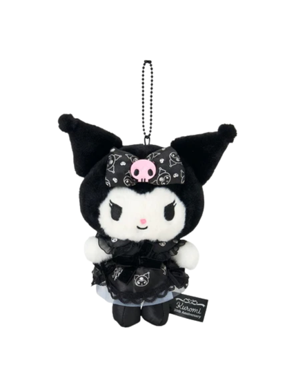 Sanrio Kuromi 20th Anniversary Mascot Chain Special Key Dress Edition