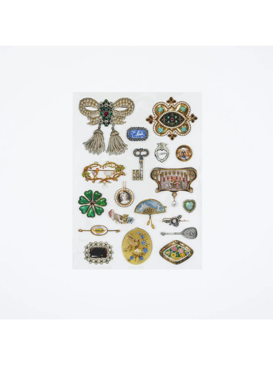 Hobonichi V&A Jewelry Sticker Sheet