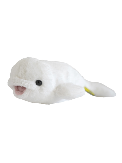 Sun Lemon Fluffies Beluga Whale Plush Toy S Size