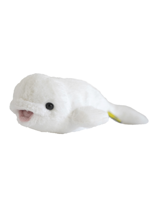Sun Lemon Fluffies Beluga Whale Plush Toy S Size