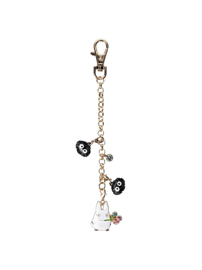 My Neighbor Totoro Small Totoro Metal Charm Keychain