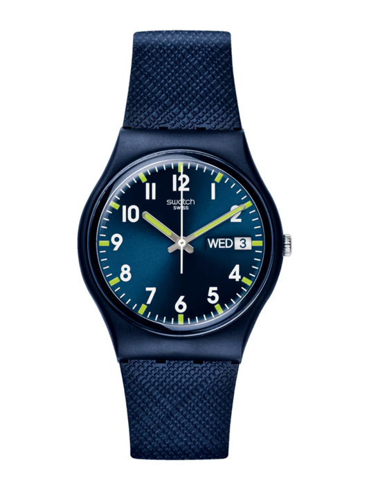 Swatch SIR BLUE SO28N702 Classic Blue Watch