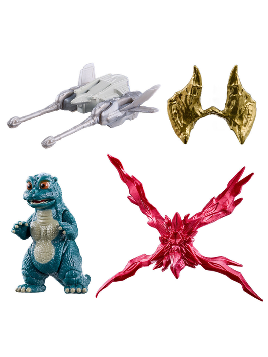 Godziburst Little Godzilla Garuda King Destoroyah Parts Figure Set