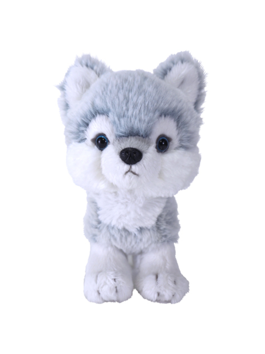 Sun Lemon Fluffies Wolf Plush Toy Blue S Size