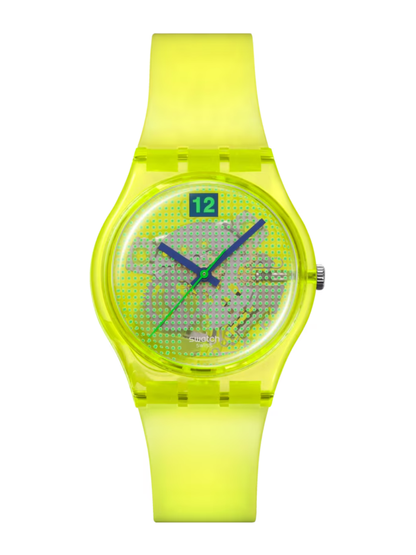 Swatch LUMINOUSLY LEMON SO28J103 Yellow Watch