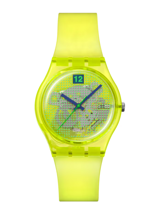 Swatch LUMINOUSLY LEMON SO28J103 Yellow Watch
