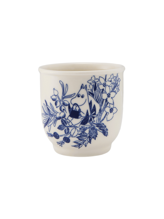 Moomin Haru Cup 0.26L Ceramic Mug Blue White Tableware