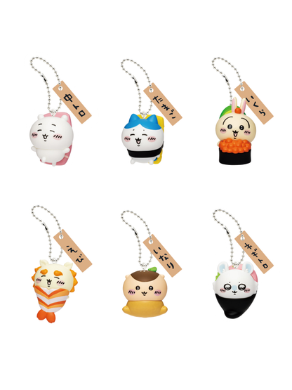 Chiikawa Sushi Figure Keychain – Mini Collectible (6 Designs)