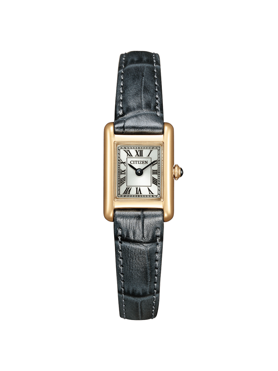 Citizen Kii EG2799-18W Eco-Drive Solar Women’s Watch Classic Square